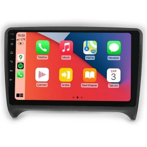 MAYGO  Audi TT 2006-2014 8GB RAM 128GB Hafıza Kablosuz Carplay Android Auto Destekli Multimedya Navigasyonlu Teyp - Resim 2