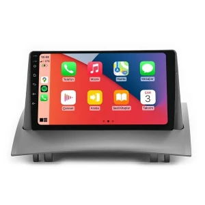 MAYGO  Renault Megane 2 2002-2009 8GB RAM 128GB Hafıza Kablosuz Carplay Android Auto Destekli Multimedya Navigasyonlu Teyp - Resim 2