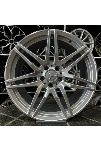 Kormetal 19 inç 5x112 MERCEDES E COUPE W212 Gümüş Elmas Kesim Jant Modeli