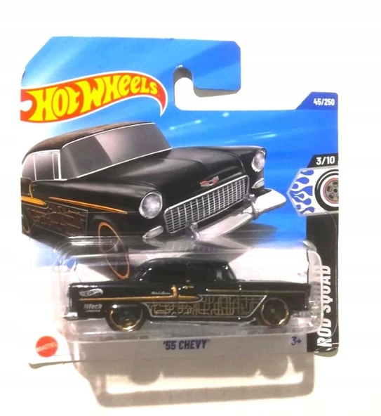 Hot Wheels 55 Chevy 3/10 45/250 Model Araba