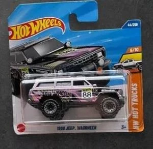 Hot Wheels 1988 Jeep Wagoneer 6/10 44/250 Model Araba