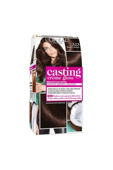 L'Oreal Paris Loreal Casting Creme Gloss 323 Bitter Çikolata Saç Boyası