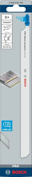 T 1018 AFP Metal Sandviç Panel Dekupaj Ucu 3'lü