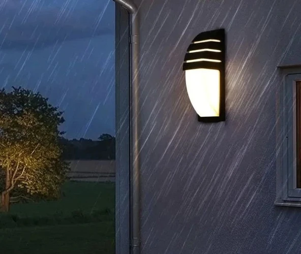 Elektrik İle Çalışır 24 Watt Günışığı Ledli Aplik, Karanlıkta Hareket Gördükçe Yanar, Radar Sensörlü - Resim 2