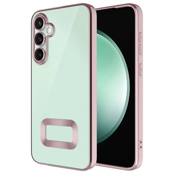 Galaxy A26 Kılıf Kamera Korumalı Logo Gösteren Zore Omega Kapak - 11