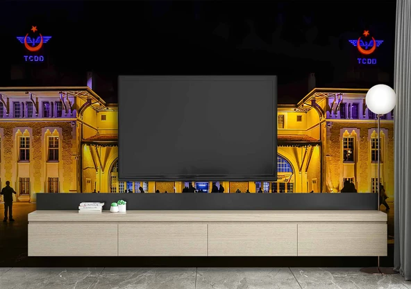 Adana Garı Manzaralı Duvar Kağıdı - Resim 3