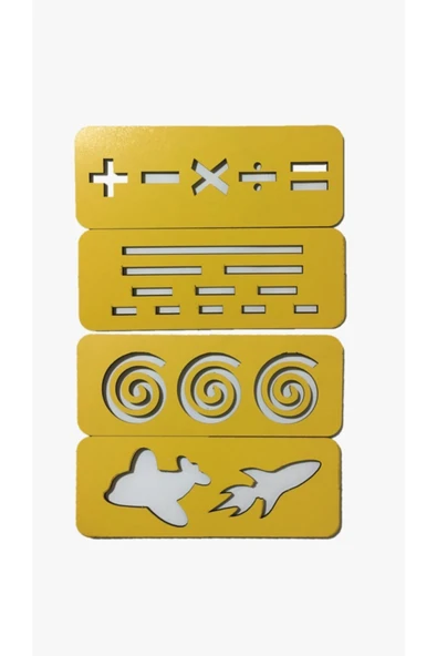 Trendy Toys Eğitici Ahşap Çizgi Çalışmaları Montessori El Kası Geliştirme - 4