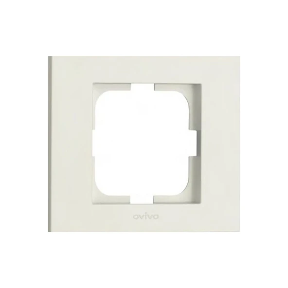 6 Adet Ovivo Grano Beyaz Tekli Çerçeve* ürün görseli 1