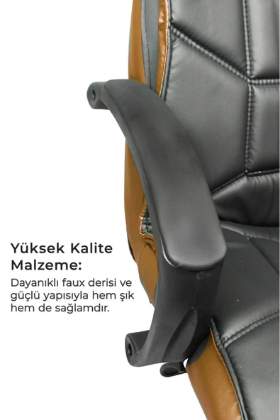 automars Ofis Koltuğu Yönetici Koltuğu Makam Koltuğu Oyun Koltuğu - 2