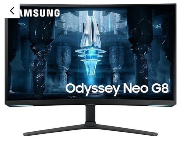 Samsung Odyssey Neo G8 LS32BG850NUXUF 32'' 1ms 240Hz UHD Quantum Mini-Led HDR2000 1000R Pivot Gaming Monitör