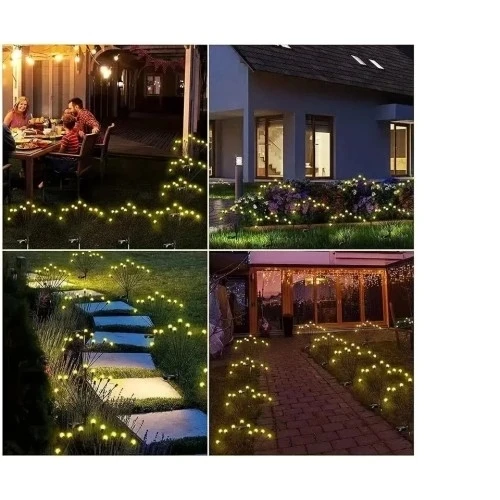 Solar LED Ateşböceği Bahçe Işıkları 2 Adet - 2