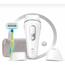 Braun Silk Expert Pro 3 PL3133 300.000 Atımlı, 2 Başlıklı Yeni Nesil Ipl + Seyahat Çantası, Beyaz