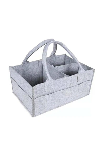 Melekpare Keçe Anne Bebek Bakım Çantası Çok Amaçlı Organizer Bakım Çanta - 3