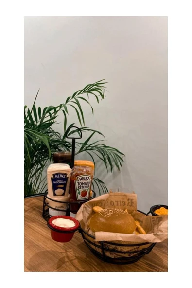 homecraft 1-Adet Metal Yuvarlak Sosluk Hazneli Büyük Boy Sunum Tabağı, Sunumluk, Ekmeklik,Meyvelik - 6