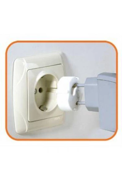 Bifirsat Bebek Priz Koruma Kilidi Güvelik Seti Priz Kapatıcı Aparat 4'lü - 6