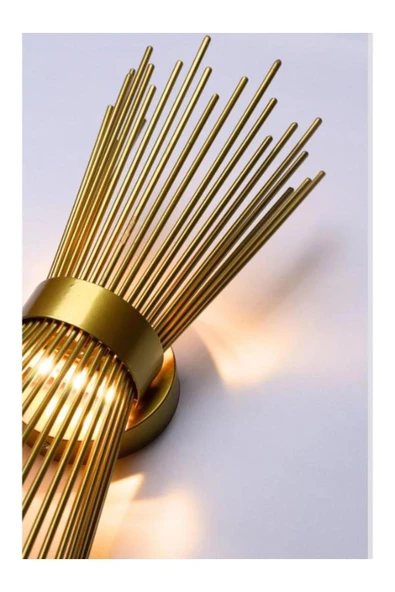 homecraft 1 Adet- Kirpi Model Aplik,Led Ampüllü Tekli Duvar Apliği, Tekli Duvar Lambası, Otel, Ofis Için Aplik - 3