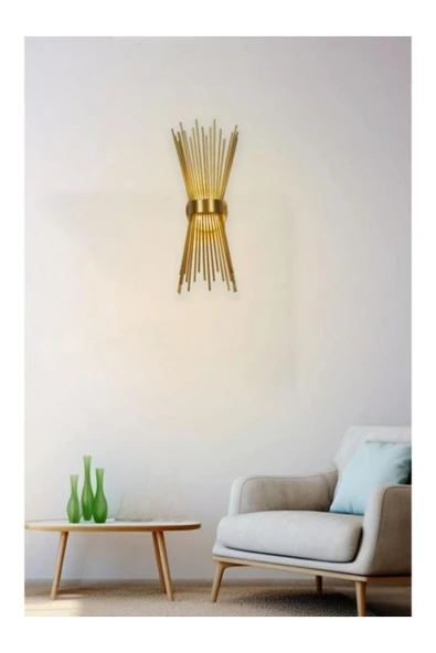 homecraft 1 Adet- Kirpi Model Aplik,Led Ampüllü Tekli Duvar Apliği, Tekli Duvar Lambası, Otel, Ofis Için Aplik - 4