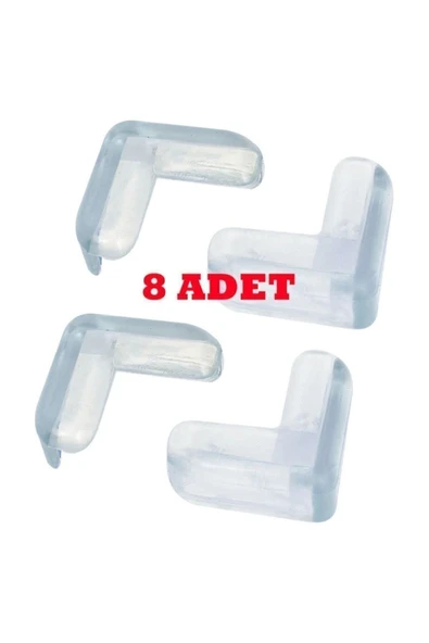 Gondol Lüks Slikon Köşe Koruyucu 8 Adet Çocuk Güvenlik Masa Sehpa Kenarı Köşe Koruyucu - 2