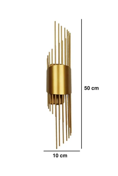 homecraft 1 Adet Modern  Duvar Aplikleri Duvar Aplik Aydınlatma  Led Ampülleri Dahil Duvar Lambası - 7