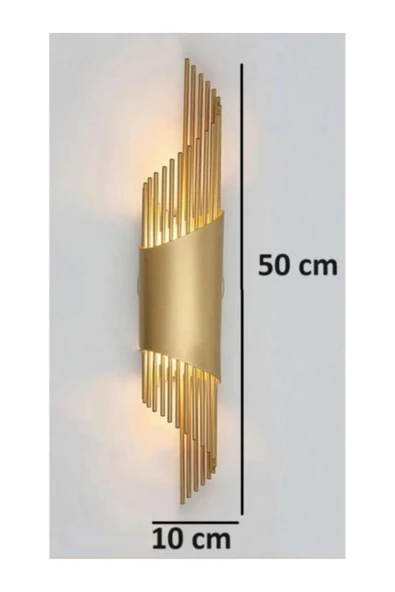 homecraft 1 Adet Modern  Duvar Aplikleri Duvar Aplik Aydınlatma  Led Ampülleri Dahil Duvar Lambası - 3