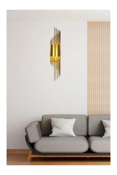 homecraft 1 Adet Modern  Duvar Aplikleri Duvar Aplik Aydınlatma  Led Ampülleri Dahil Duvar Lambası - 4