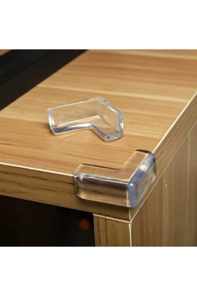 GreenOutlet Masa Sehpa Kenarı Köşe Koruyucu Silikon Yastık 4'lü Çocuk Için Koruyucu Aparat - 3