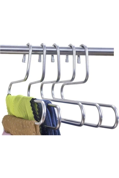 Tuğra Pantolon Kravat Şal Eşarp Askısı - 2 Adet - 3