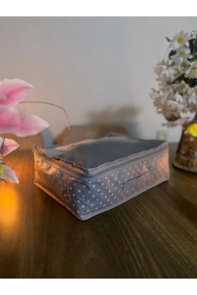 ALERİA CONCEPT Puantiye Desen Bebek Doğum Çantası 6 Parça Düzenleyici - 3