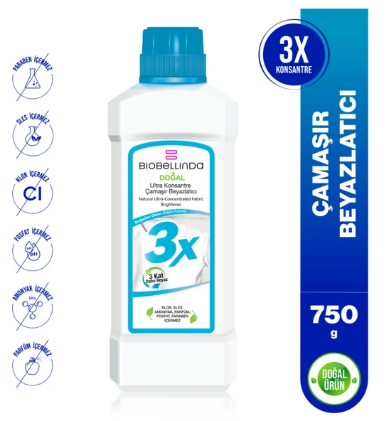 BioBellinda Ultra Konsantre Çamaşır Beyazlatıcı 750 gr