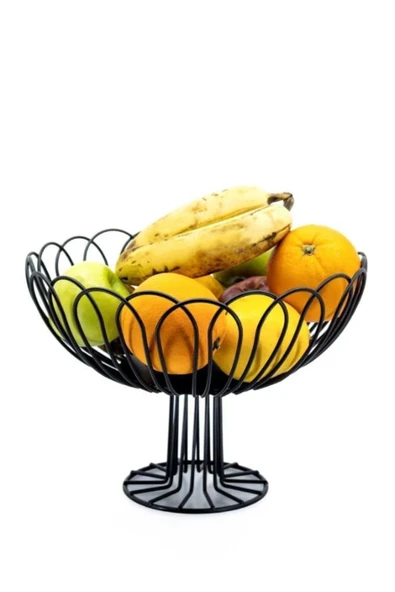 homecraft Metal Meyvelik Sunum Sepeti Papatya Dizayn Meyve Sunumluk - 5