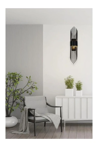 homecraft 2 Adet Modern Duvar Aplikleri Duvar Aplik Aydınlatma Led Ampülleri Dahil Duvar Lambası - 2