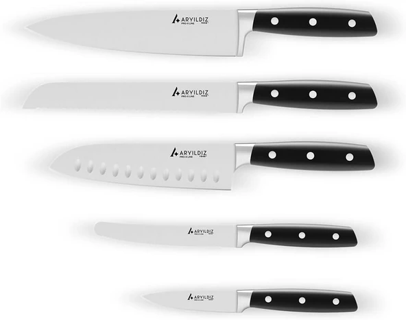 Aryıldız Pro-X Line 6 Parça Bıçak Seti 257890 - 3