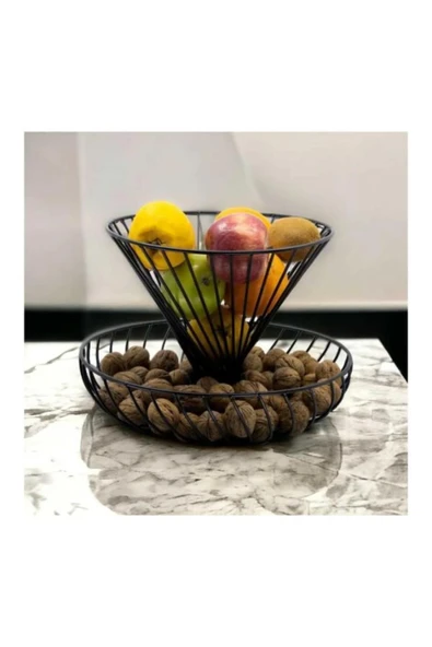 homecraft 2 Katlı Ultra Lüx Meyve Sebze Sepeti Pro Sunumluk - 4