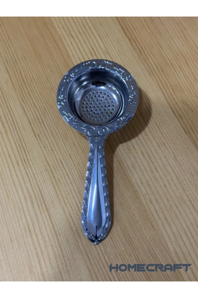 homecraft Gümüş Renk Paslanmaz Çelik Çay Süzgeci - 3