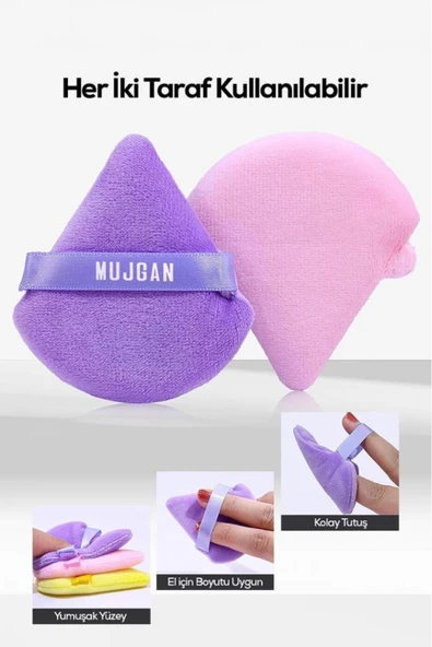 MUJGAN Üçgen Makyaj Süngeri Ten Rengi - 4