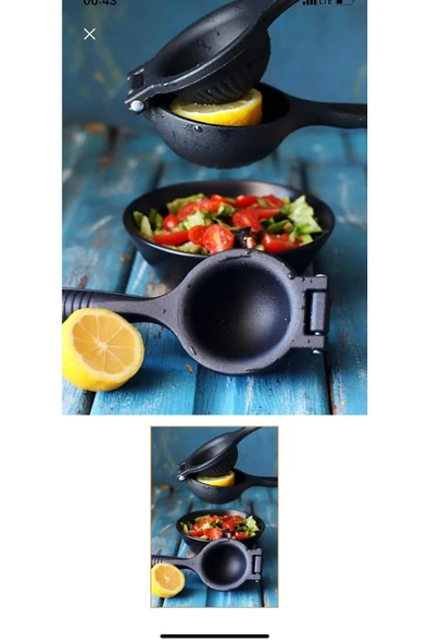 Esse Life Gerçek Döküm Narenciye Limon Sıkacağı Çok Amaçlı Limon Sıkacak 1 Adet - 3