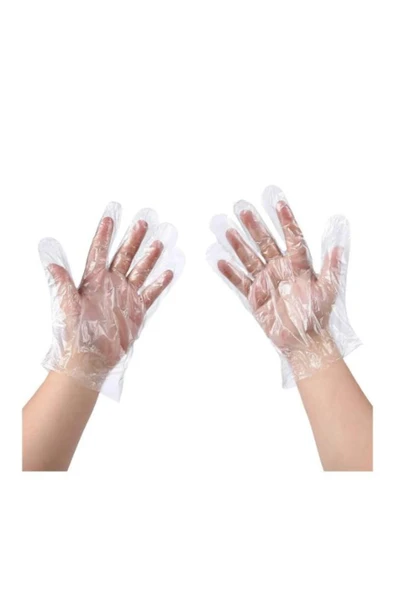 KENAN KAYA 300 Adet Şeffaf Eldiven Poşet Eldiven - 5