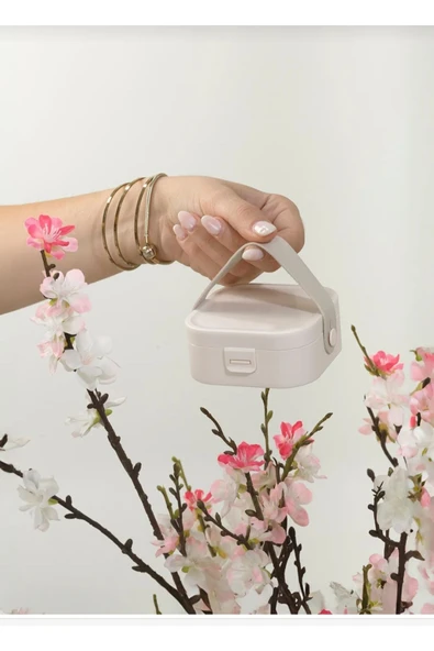 END AFTER Aynalı Çanta İçi Aynalı Mini makyaj takı kutusu - 5