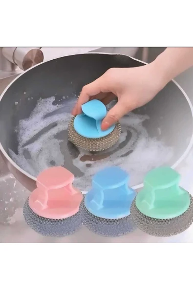 PAK Tutacaklı Paslanmaz Çelik Yıkama Teli - 3