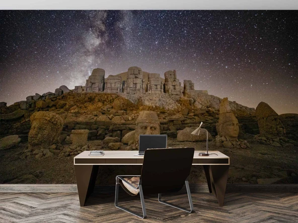 Adıyaman Nemrut Dağı Milli Parkı Manzaralı Duvar Kağıdı - Resim 4