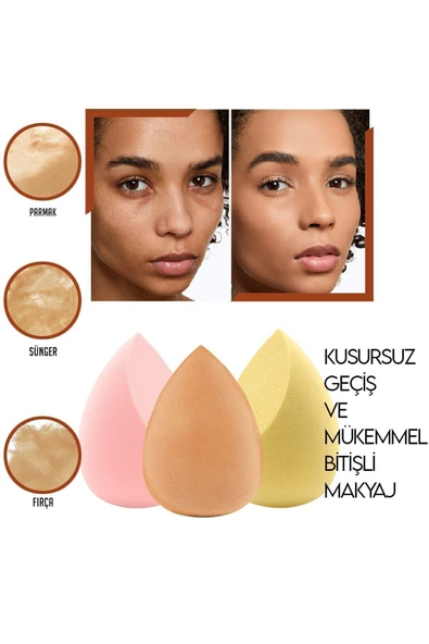 MUJGAN 4'lü Kutulu Makyaj Süngeri Seti - 4