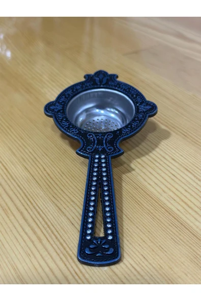 homecraft Özel Tasarım Taşlı Model El İşçiliği Çay Süzgeci - 5