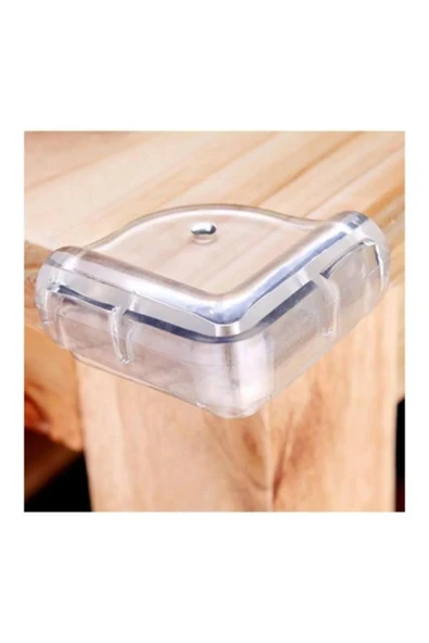 homecraft 4'lü Set Silikon Çocuk Masa Cam Çarpışma Mobilya Mutfak Tezgahı Sehpa Köşe Kenarı Yastık Koruyucu - 2