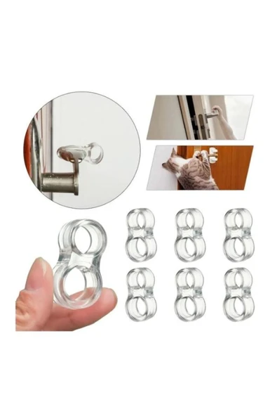 homecraft 10-Adet Beyaz Kapı Güvenliği Kapı Stoperi, Kapı Durdurucu - 5