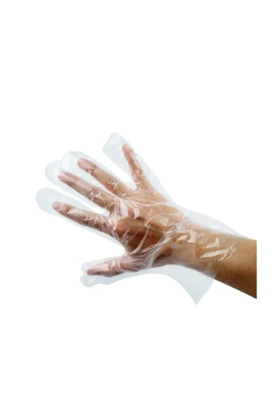 KENAN KAYA 300 Adet Şeffaf Eldiven Poşet Eldiven - 6