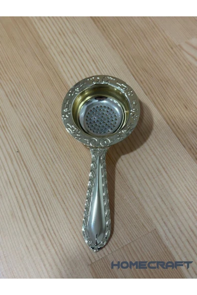 homecraft Gold Renk Paslanmaz Çelik Çay Süzgeci - 3