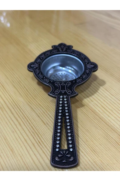 homecraft Özel Tasarım Taşlı Model El İşçiliği Çay Süzgeci - 6