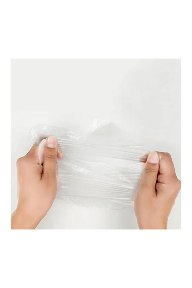 KENAN KAYA 300 Adet Şeffaf Eldiven Poşet Eldiven - 7