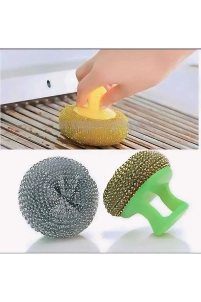 PAK Tutacaklı Paslanmaz Çelik Yıkama Teli - 2