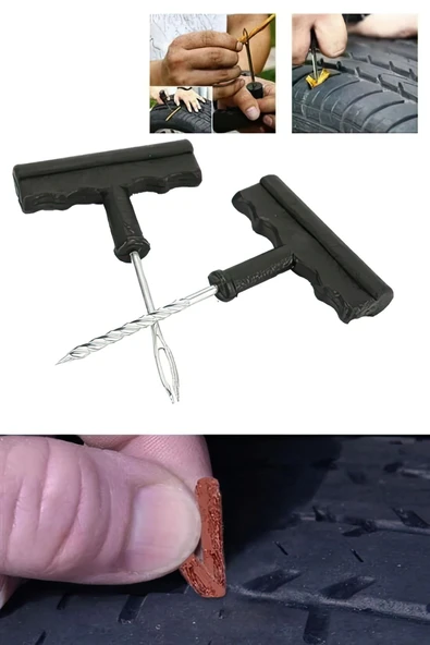 Rabadon Araba Motosiklet Otomobil Bisiklet Lastik Tamir Kiti Araç Bakım Seti 6 Parça - 7